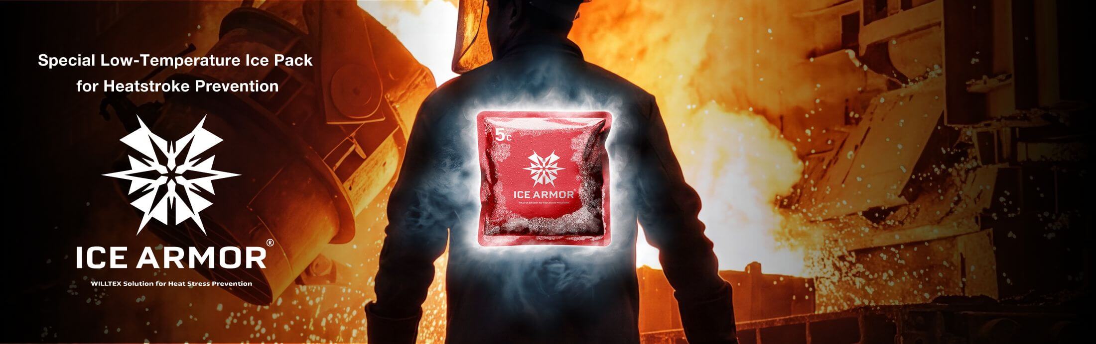 ICE ARMOR Special Low-Temperature Ice Pack for Heatstroke Prevention